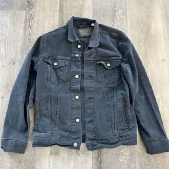 Signature Levi Strauss Black Trucker Jacket - Picture 1 of 3